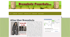Desktop Screenshot of brennholz-feuerholz.de